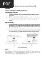 EXPERIMENT 11: Moment of Inertia (Steiner's Theorem) : Apparatus