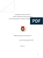 Módulo Espiritualidad Monástica Vida Consagrada I Definitivo PDF