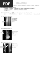 Skeletal System Exam