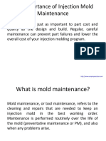 Mold Maintenance Program