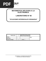 Lab 6 Ecuaciones Diferenciales Ordinarias Con Matlab