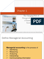 The Changing Role of Managerial Accounting in A Dynamic Business Environment