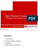 Water Treatment Processes: Disinfection and Removal of Solids