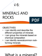 Minerals and Rocks