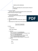 Detailed Lesson Plan in Mathematics I .Content Standards