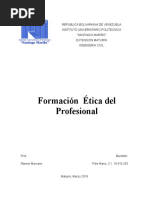 Formacion Etica Del Profesional 