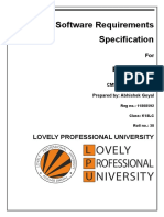 Software Requirements Specification: Lovely Professional University