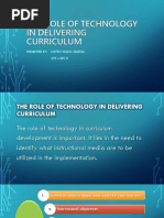 The Role of Technology in Delivering Curriculum