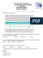 Ciencias (2°) Examen