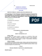 Ley 27783 - Ley de Bases de La Descentralización