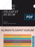 Aliran - Aliran Filsafat Hukum