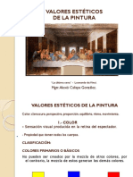 Valores Esteticos de La Pintura