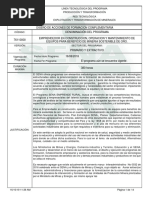 Informe Programa de Formación Complementaria