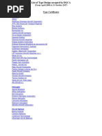 Type Certificates