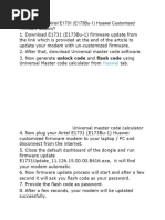 How To Unlock Airtel E1731 (E173Bu-1) Huawei Customised Firmware Modem?