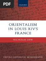 Nicholas Dew - Orientalism in Louis XIV's France (Oxford Historical Monographs) (2009) PDF