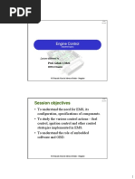 Session Objectives: Engine Control Engine Control Engine Control Engine Control