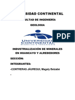 Industrializacion Minerales