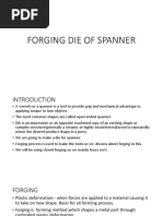 Forging Die of Spanner