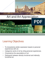 Lecture 1. The Meaning of Art Appreciation