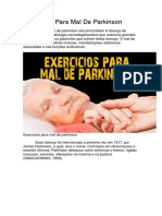 Exercícios para Mal de Parkinson