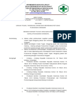 1.1.1.6 SK Uraian Tugas, Tanggung Jawab Dan Wewenang Petugas Puskesmas I Denpasar Barat