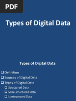 Types of Digital Data