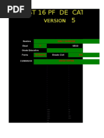 Plantilla de Correción Test 16PF-5