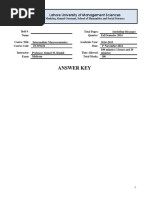 Answers Key To Midterm-Exam - ECON221