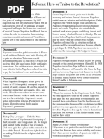 Napoleon and The Napoleonic Code Sources and Worksheet