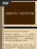 Feminist Criticsm