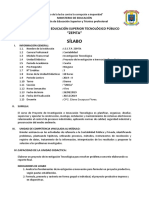 Silabo Proyecto de Investigacion Ii