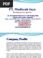 Company Profile Pt. Madiccah Jaya