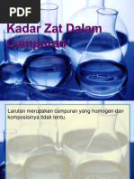 Kadar Zat Dalam Campuran