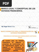 Marco Legal y Conceptual de Los Estados Financieros Marzo 2019