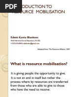 Resource Mobilisation