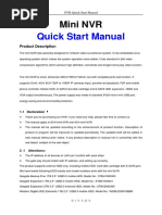 NVR Quick Start Manual