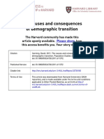 The Causes and Consequences of Demographic Transition