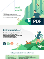 Enviromental Cost and Benefit