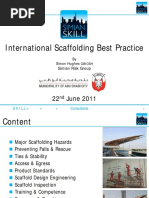 International Scaffolding Best Practice: 22 June 2011