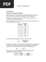 Teoria Del Consumidor