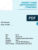 Short Case Orthopaedic - Trauma