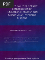 Experiencias en El Diseño y Construcción de Lumbreras