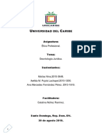 Universidad Del Caribe Trabajo Final. Ética Profesional.