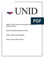 Sesión: 3 El Ser Humano Como Persona: Dignidad y Problema Del Mal