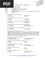 Worksheet Kelas 7 Telling Times 3