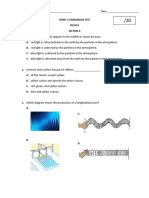 Sumnative Test Sound Waves, Light, Energy