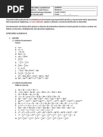 01 - Taller Expresiones Algebraicas