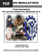 Tour Packaging (FAD) Services NC II