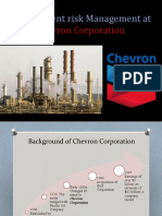 Chevron Corporation: Environment Risk Management at